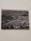 AK Kanzel - Ossiachersee mit Annenheim und Hotel Lido. Blick auf Villach und Julische Alpen.
