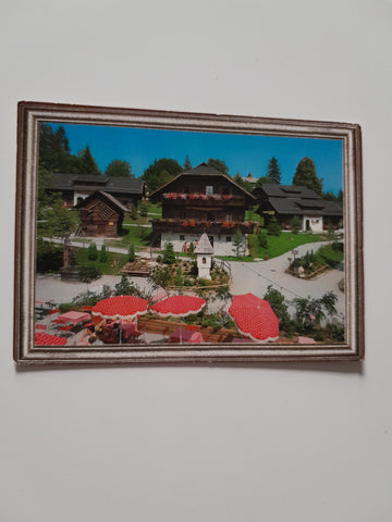 AK Oberaichwald/Faaker See. Bauerndorf Schönleitn.