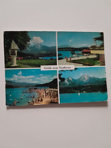 AK Grüße vom Faakersee.