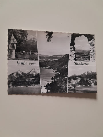 AK Grüße vom Faakersee.