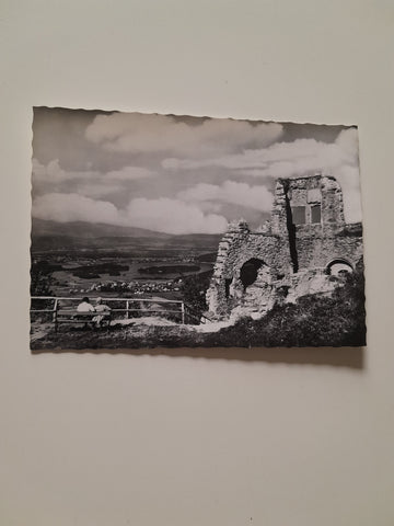 AK Blick von der Ruine Finkenstein auf den Faakersee.