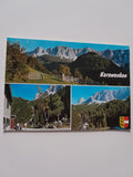 AK Karawanken. Koschutahaus des Touristenvereines. Die Naturfreunde ob Zell Pfarre mit Koschutnikturm.