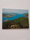 AK Pyramidenkogel: Blick über den Wörthersee, Maria Wörth und Klagenfurt.