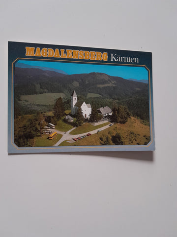 AK Magdalensberg. Blick auf den Gipfel mit Wallfahrtskirche.