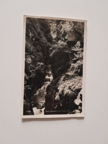 AK Tscheppaschlucht im Loibltal. (1932)