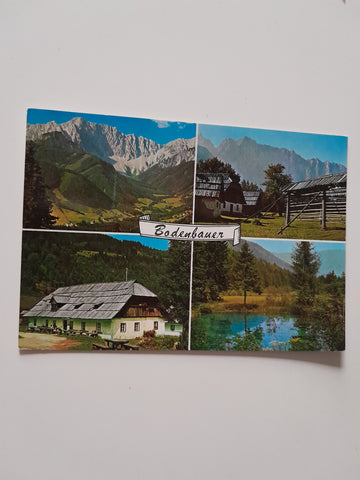 AK Gasthof Bodenbauer. Valentin Waldhauser. Bodental b.d. Märchenwiese.