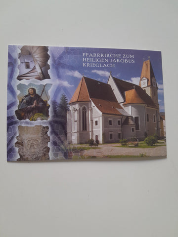 AK Krieglach. Gotische Pfarrkirche zum hl. Jakobus.