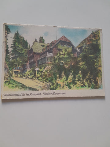 AK Waldheimat Alpl bei Krieglach. Gasthof Bruggraber.