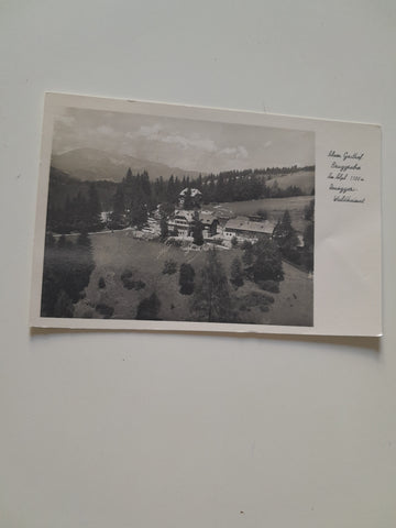 AK Alpen Gasthof Bruggraber. Am Alpl. Roseggers Waldheimat.