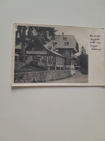 AK Alpen Gasthof Bruggraber. Am Alpl. Roseggers Waldheimat.