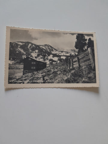 AK Winterleitenhütte m. Schlosserkogel u. Scharfeseck (1941)