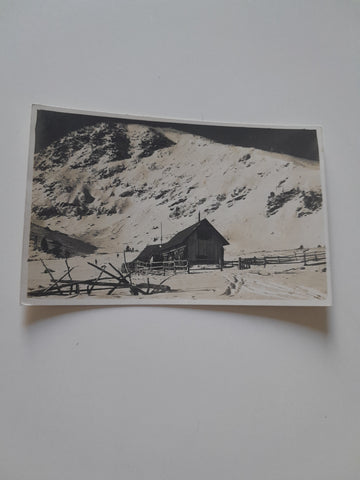 AK Winterleitenhütte mit Kreiskogel. (1930)