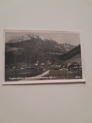 AK Tragöss-Oberort mit Messnerin. (1956)