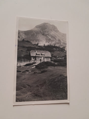 AK Hochschwab Sonnschienhütte mit dem Ebenstein.