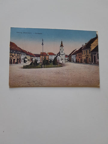 AK Fehring. Hauptplatz (1917/18)