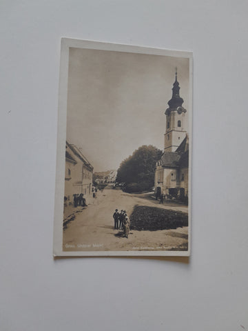 AK Gnas. Unterer Markt. (1918-19)