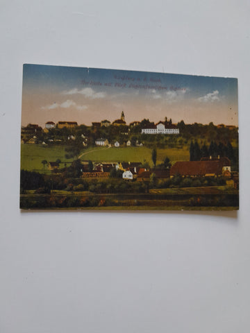 AK Kirchberg an der Raab. Nordseite mit Fürst Lichtensteinischen Schloss. (1919-20)