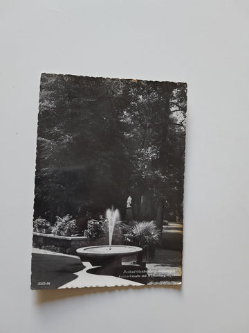 AK Bad Gleichenberg. Kurparkmotiv mit Wickenburg-Denkmal.