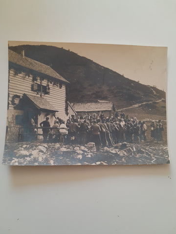 Foto Einweihung der Hochmölbinghütte (um 1930 ?)