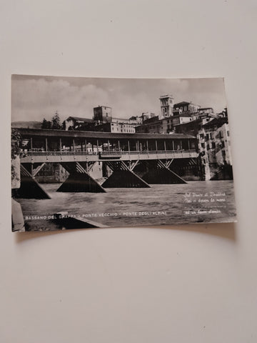 AK Bassano del Grappa Ponte Vecchio Ponte degli Alpini.