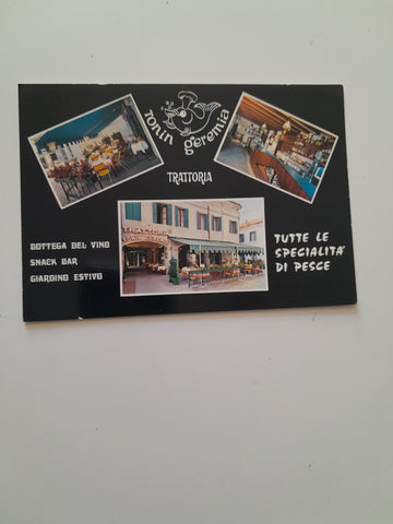 AK Mestre. Trattoria Tonin geremia. 20 C. Legrenzi - Ponte Campana.