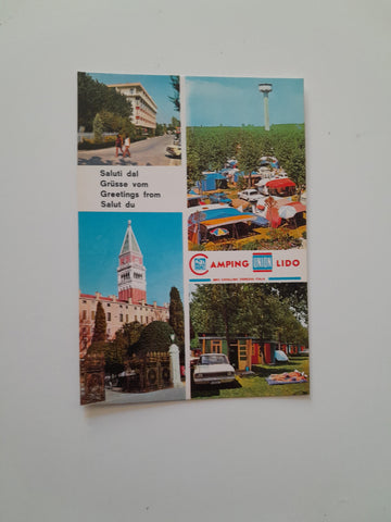 AK Saluti dal Cavallino. Camping Union Lido.