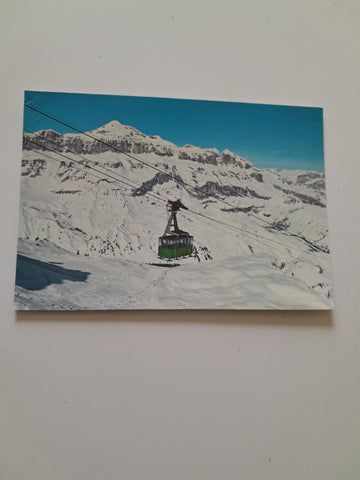 AK Arabba. Funivia Portavescovo verso il Gruppo Sella.