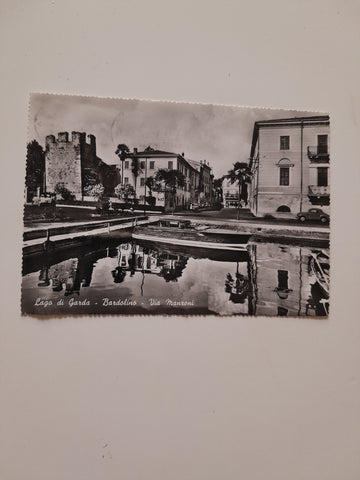 AK Bardolino. Lago di Garda. Via Manzoni.