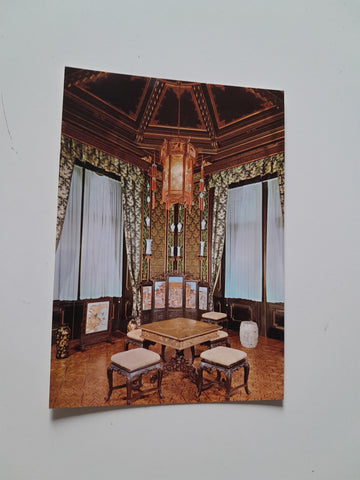 AK Trieste. Castello di Miramare. Sala XVIII Salotto giapponese.