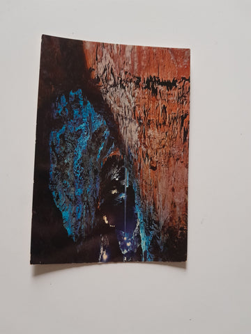 AK Trieste - Grotta Gigante. Veduta dalla scalinata.