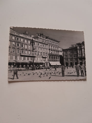 AK Trieste - Scorcio Piazza Unita e caffe degli Specchi.
