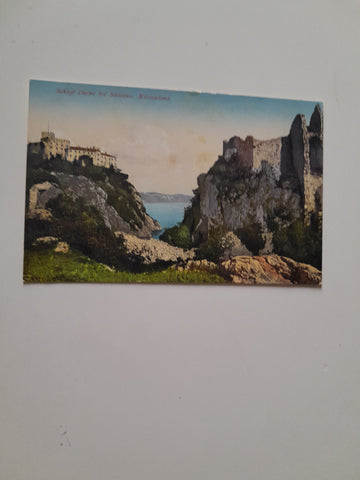 AK Schloß Duino bei Sistiana Küstenland.