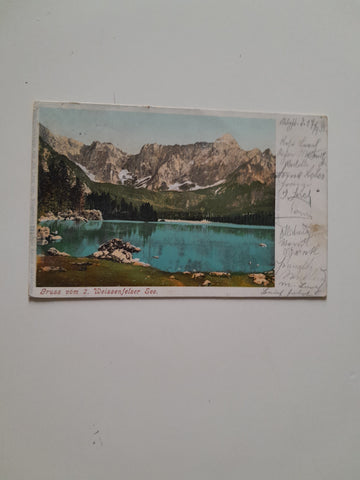AK Gruss vom 2. Weissenfelser See.