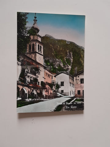 AK Prato di Resia. Via Roma.