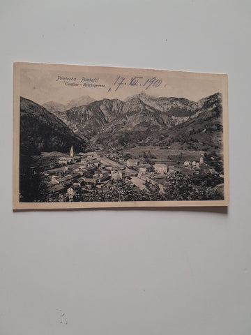 AK Pontafel - Pontebba. Confine - Reichsgrenze.