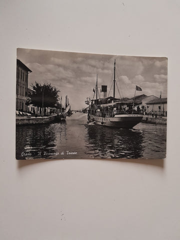 AK Grado. Il Piroscafo di Trieste.
