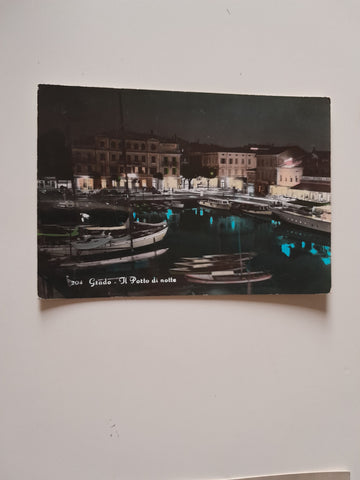 AK Grado. Il Porto di notte.