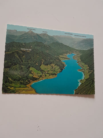 AK Blick über den westlichen Teil vom Weissensee.