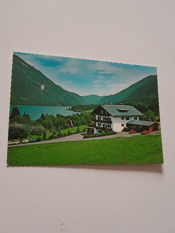 AK Techendorf. Gasthaus Pension Sonnenhof Fam. Domenig Johann. Naggl am Weißensee.