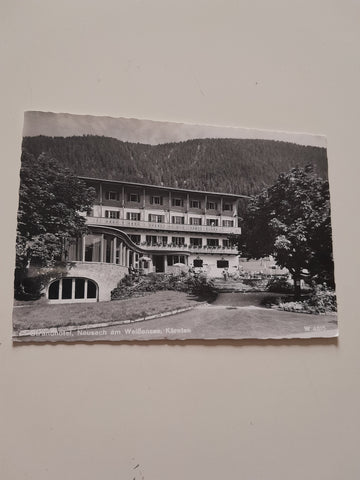 AK Neusach am Weißensee. Strandhotel.