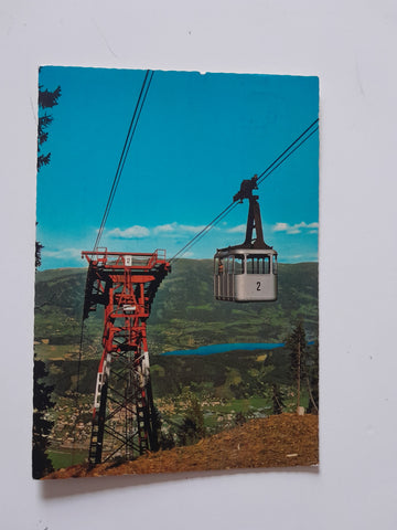 AK Goldeck-Bergbahn. Blick auf Spittal und den Millstätter See.