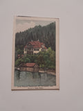 AK Seeboden am Millstättersee. Villa Platzer. Besitzerin: Fanny Hutter.