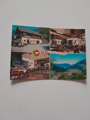 AK Obervellach. Alm Restaurant Horst und Anneliese Rosskopf.