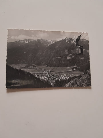 AK Obervellach mit Seilbahn.