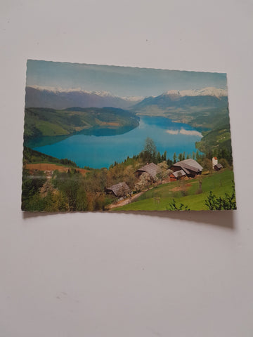 AK Blick vom Glanz Döbriach am Millstättersee.