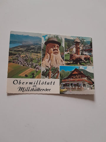 AK Obermillstatt am Millstättersee.