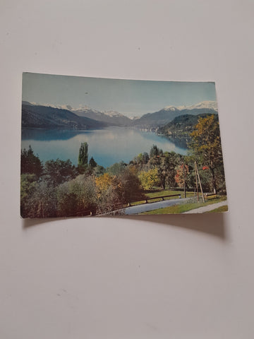 AK Millstättersee. Blick gegen Hohe Tauern.