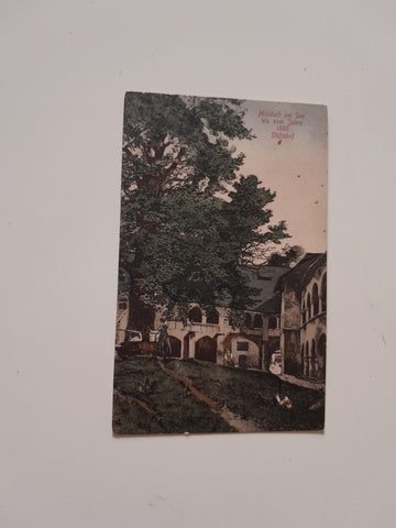 AK Millstatt am See bis zum Jahre 1880 Stiftshof. (1907)