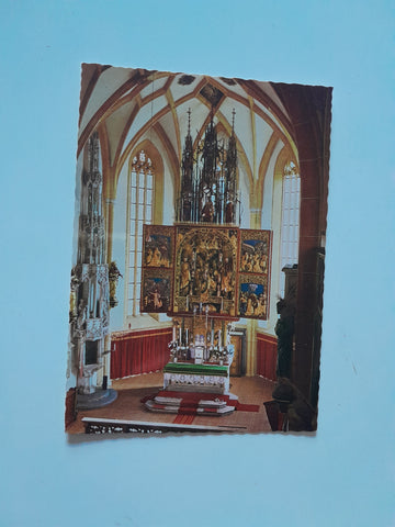 AK Wallfahrtskirche Heiligenblut. Gotischer Hochaltar.