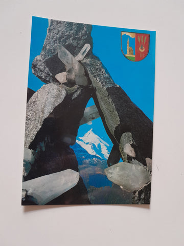 AK Heiligenblut. "Bergkristallbrunnen" von Rudolf Ertl.